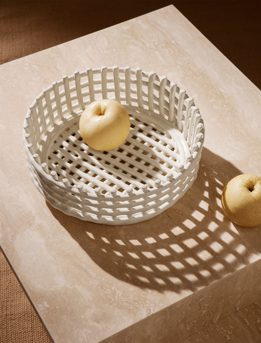 北歐進口家飾 ferm LIVING Ceramic Centrepiece 置物籃