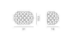 Foscarini Caboche 壁燈 (小)