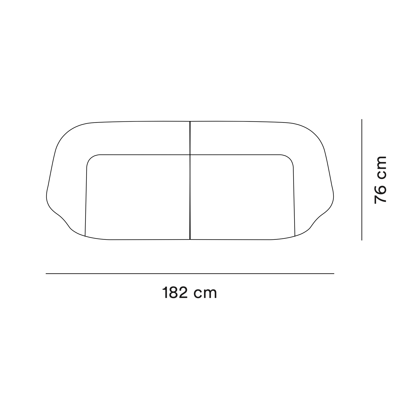 Normann Copenhagen Sum 雙人座沙發